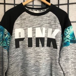 VS PINK Colorblock Crewneck Sweatshirt